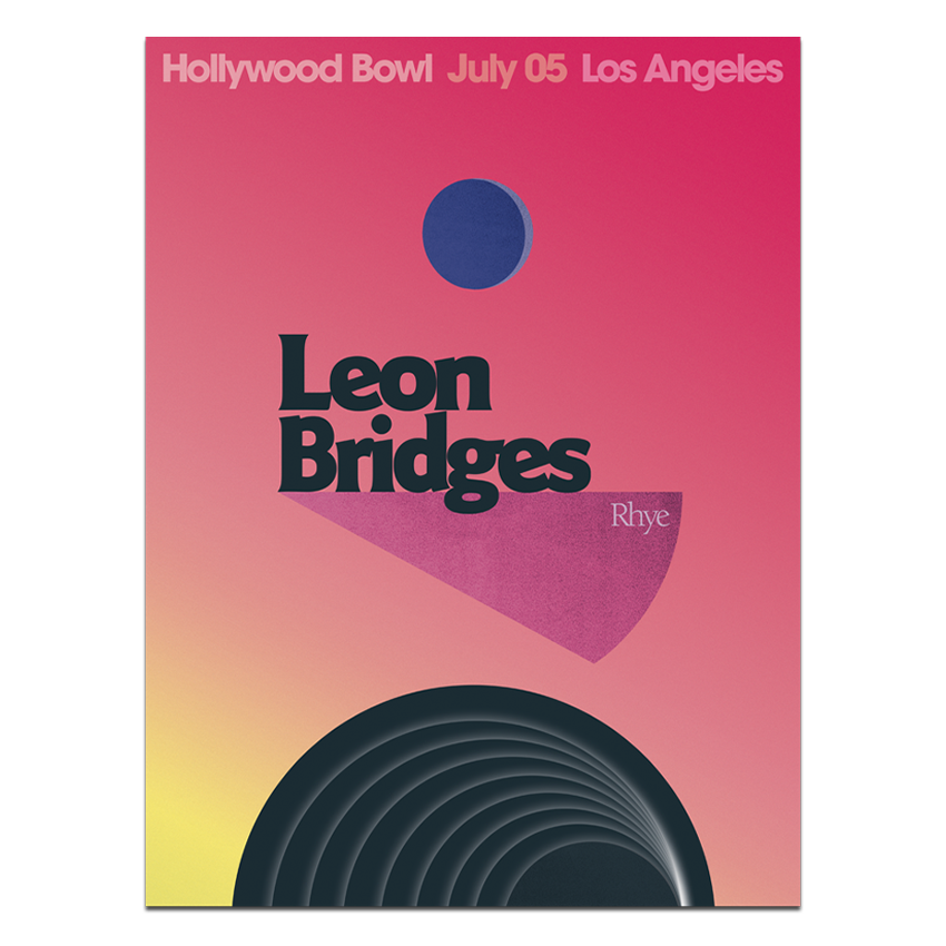 Los Angeles, CA Hollywood Bowl Poster July 5, 2019
